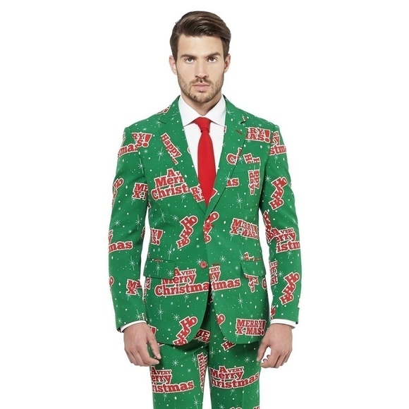 OppoSuitsHappy Holidude Christmas Suit and Tie